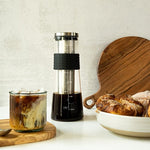 Load image into Gallery viewer, Cafe Crush Club Cold Brew Coffee Maker | Fire Toughened Borosilicate Glass | 304 Stainless Steel Infuser | 1000ml / 34 oz | Cold Brew Iced Coffee Pitcher