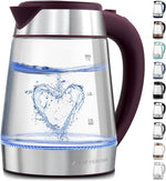 Load image into Gallery viewer, Zulay Kitchen Fast Boiling Electric Water Kettle - 1.7L, 1500W, Auto Shut-Off for Overboil &amp; Boil Dry Protection, Cool-Touch Handle, 360° Base - Rapid Teapot Boiler For Coffee &amp; Tea - Purple