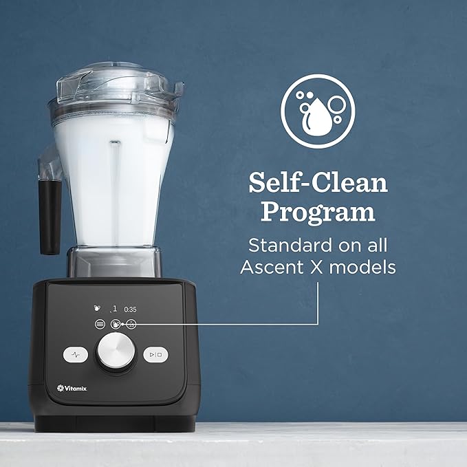 Vitamix Ascent X5 Blender with 10 Blending Programs, Self-Cleaning Program, Professional-Grade Blender for Smoothies, Soups and More, Stainless-Steel Blades, 48 Oz Container, Graphite Metal Finish