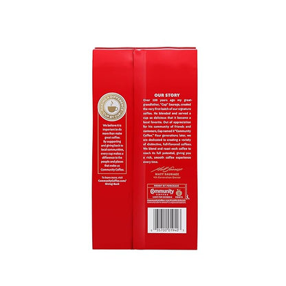 Community Coffee Medium Roast Ground Coffee, Vacuum Packed 16 Ounce Bags (Pack of 10)