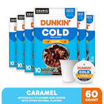 Load image into Gallery viewer, Dunkin' Cold Caramel Flavored Coffee, 60 Keurig K-Cup Pods