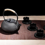 Load image into Gallery viewer, Big Cast Iron Teapot, Japanese Tetsubin Tea Kettle for Stovetop Safe, Cast Iron Tea Pot with Stainless Steel Infuser for Loose Tea and Enameled Interior(1800ml/60.9oz)