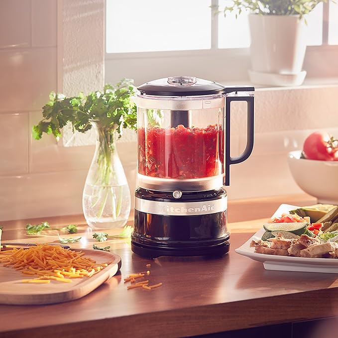 KitchenAid 5 Cup Food Chopper KFC0516OB, Onyx Black