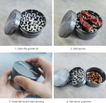 Load image into Gallery viewer, Grinder, Large 3.0” Kitchen Tools Aluminum Metallic Gray