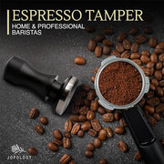 51mm Calibrated Espresso Coffee Tamper - Spring Loaded Coffee Tamp Tool with Mat - Precision Tamper Tool for Espresso Machines - Espresso Hand Press Tamper for Barista & at Home Brewers