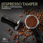 Load image into Gallery viewer, 58.5mm Calibrated Espresso Tamper - Stainless Steel Coffee Tamper Set with Mat - Double Spring Loaded Tamper Tool - Tamper for Espresso Machine-Espresso Tamper For Barista Home/Professional
