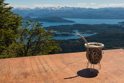 Yerba Mate Tea 1LB (16Oz) HI-CAFFEINE 100% CERTIFIED Organic SUPER-GREEN Yerba Mate | NO Dust | FRESH - NEVER Aged (Ilex Paraguariensis) | Brazilian Rain Forest Grown from U.S. Wellness Naturals