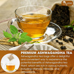 Load image into Gallery viewer, TOG999, Premium 60 Ashwagandha Root Tea Bags, 100% Natural &amp; Pure, Ashwagandha Root Herbal Tea. No Sugar, No Caffeine, No Gluten, Vegan.