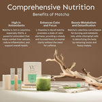 Load image into Gallery viewer, Yu Tea Organic Decaf Matcha Powder Ceremonial Grade, Instant Packets | Rich in Antioxidants &amp; L-Theanine, Low Caffeine | Unsweetened Grade A Japanese Green Tea Powder | Single Serve Sticks, 30 Ct