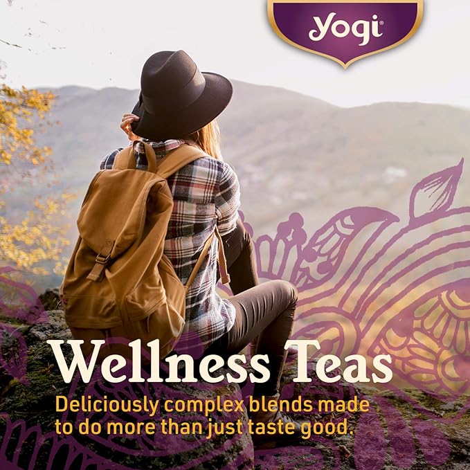 Yogi Tea Pure Green Tea - 16 Bags per Pack (6 Packs) - Organic - Supports Overall Health & Provides Antioxidants
