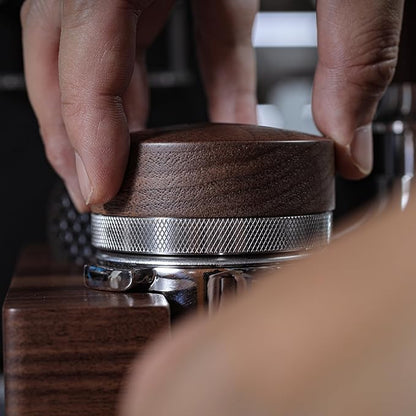 58mm Tamper Kit Includes Espresso Distributor, Calibrated Coffee Tamper, Magnetic Portafilter Funnel, WDT Tool and 2pcs Puck Screen Set Premium Espresso Accessory Kit