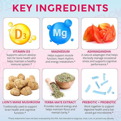 Super Yerba, Yerba Mate Instant Tea Powder, Super Yerba for Reduce Brain Fod, Clean Energy & Focus Boost, Gut Support, Antioxidants, Raspberry Lemonade Flavor, 30 Servings