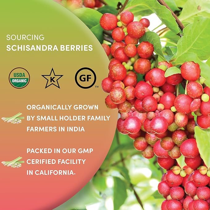 Worldwide Botanicals Organic Schisandra Berries, 1lb, tea cut for best infusion. 100% Schisandra chinesis AKA Five Flavor Fruit, Omija, Wu Wei Zi, Adaptogen Tea, 16 ounces