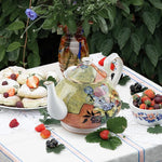 Load image into Gallery viewer, Teapot 30 oz Van Gogh Paintings Bone China Loose Tea Pot Floral Design Vintage Ceramic Coffee Water Pot European Style Porcelain (Flower Vase)