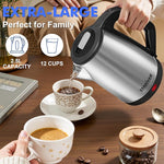 Load image into Gallery viewer, Stariver 2.5L Large Electric Kettle, BPA Free Stainless Steel Water Heater, Fast Boil Electric Tea Kettle, Water Boiler with Auto Shut-Off &amp; Boil-Dry Protection for Family (10-12 Cups)