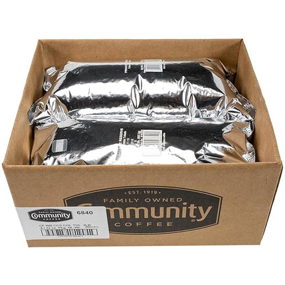 Community Coffee Private Reserve Colombia Toldeo-Labateca Whole Bean Coffee, Medium-Dark Roast, 32 Ounce Bag (Pack of 4)