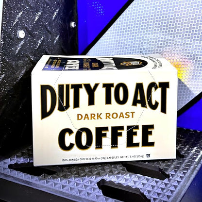 Duty to Act Dark Roast K-Cup, 12, 5.4 Ounce Pods (Pack of 5)