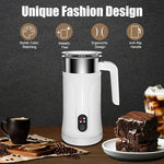 Load image into Gallery viewer, Milk Frother, 4-in-1 Milk Frother and Steamer, 10.1oz/300ml Automatic Hot and Cold Foam Maker and Milk Warmer, Electric Milk Frother for Coffee, Latte, Cappuccino, Matcha(White)