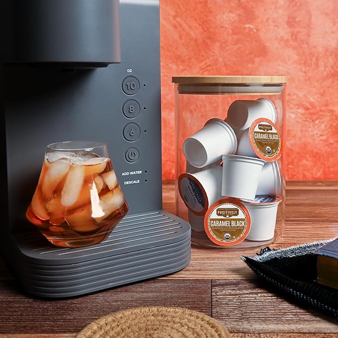 Organic Positively Tea Company, Caramel Black Tea, K-Cup Compatible, 96 Pods