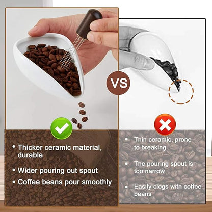 Coffee Bean Dosing Cup and RDT Spray Bottle, Espresso Coffee Stirrer 6 Needles WDT Tool- Coffee Bar Accessories for Coffee Lovers - 3 Pcs