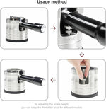 Load image into Gallery viewer, Portafilter Holder Crafted from Solid 304 Stainless Steel | Espresso Tamping Station with Stable and Efficient Puck Preparation | Non-Slip Base | Ideal for 54mm Espresso Machines Portafilter