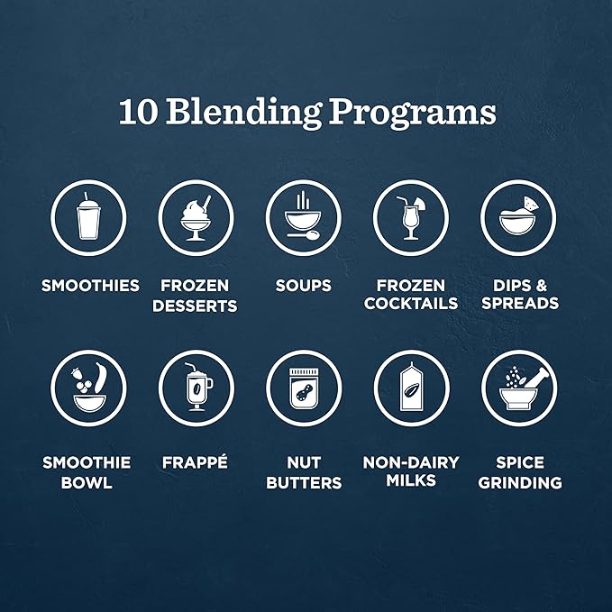 Vitamix Ascent X5 Blender with 10 Blending Programs, Self-Cleaning Program, Professional-Grade Blender for Smoothies, Soups and More, Stainless-Steel Blades, 48 Oz Container, Brushed Stainless