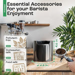 Load image into Gallery viewer, Knock Box for Coffee Grounds - Innovative Barista Accessory with Improved Handling - Coffee Knock Box for Espresso Machine, Black