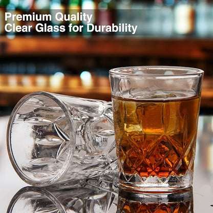 Ruckae 12 Pack 1.5 OZ Shot Glasses Set Crystal Shot Glass Bulk Clear Cone Shot Glasses for Vodka Tequila Whiskey Liquor