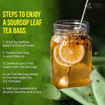Load image into Gallery viewer, 40 Premium Soursop Graviola Leaf Tea Bags, 100% Natural and Pure from Soursop Leaves, Handmade, Made With Natural Materials-Corn Fiber Tea Bag, Sugar/Caffeine/Gluten Free, Hoja Guanabana Tea