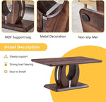 Load image into Gallery viewer, 47 Inch Walnut Coffee Table, Large Modern Coffee Tables for Living Room, Rectangular Center Table Tea Table Accent Furniture, Brown Wood-Looking Desktop