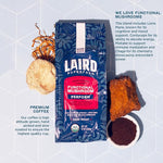 Load image into Gallery viewer, Laird Superfood Peruvian Dark Roast Coffee with Functional Mushrooms, Certified Organic Peruvian Ground Coffee Beans, Gluten-Free, Dairy-Free, Non-GMO, Paleo, Keto Friendly, 12 oz. Bag