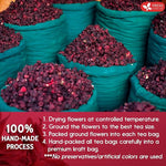 Load image into Gallery viewer, FreshDrinkUS, Premium 10 Hibiscus Flowers Tea Bags, 100% Natural, Pure from Hibiscus Flowers. Loose Flower Herbal Tea. No Sugar, No Caffeine, No Gluten, Vegan.