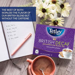 Load image into Gallery viewer, Tetley British Blend Premium Decaf Black Tea, Decaffeinated Tea, 40 Teabags (Pack of 6), Rainforest Alliance Certified