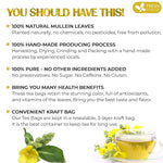 Load image into Gallery viewer, FreshDrinkUS, Premium 40 Mullein Leaf Tea For Lungs, Great Lung Detox For Smokers, Handmade, 100% Natural &amp; Pure, No Sugar, No Caffeine, No Gluten, Vegan