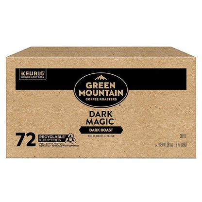 Green Mountain Coffee Roasters Dark Magic Keurig Single-Serve K-Cup Pods, Dark Roast Coffee, 72 Count