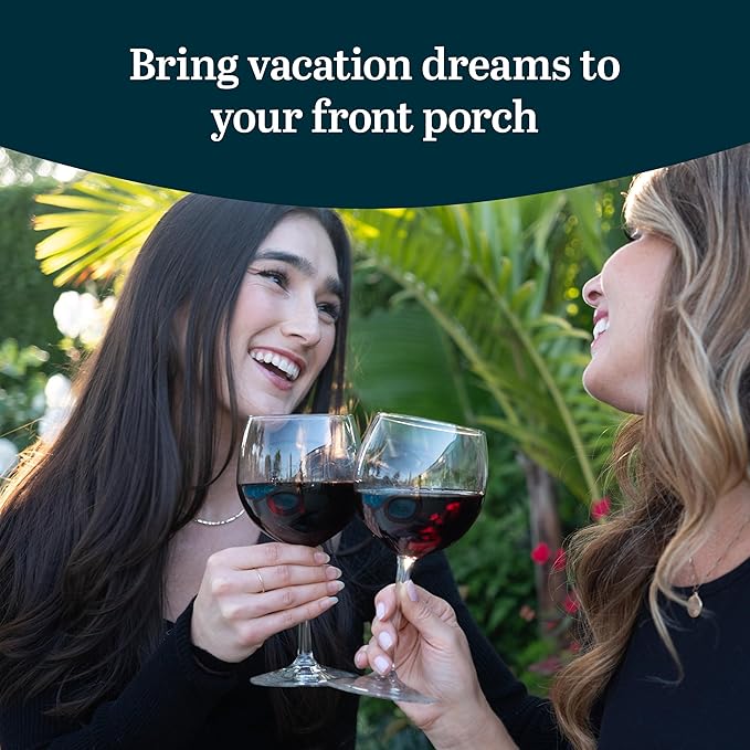 Libbey Vineyard Reserve Wine Glass Set of 8, Clear Wine Glasses for Red and White Wine, Great for Merlot, Bordeaux, Chardonnay, Gifts, Holiday, Birthday Party