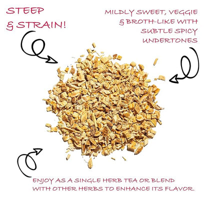 Worldwide Botanicals Organic Astragalus Root – 8 Oz – 100% Astragalus membranaceus - Cut & Sift – Huang Qi Used in Traditional Chinese Medicine to Strengthen and Protect