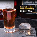 Load image into Gallery viewer, Shot Glass Set 24pcs 0.5 oz - 0.66 oz / 15ml- 20 ml Shot Glass Tray Holder Clear Glass for Party, Club, Bar, Spirit Tasting - MJ-24-15 (15ml 24pcs)