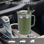 Load image into Gallery viewer, HASLE OUTFITTERS 30oz Tumbler With Handle, Insulated Travel Coffee Mug With Straw Leak-Proof Double Wall Stainless Steel Vacuum Tumblers Metal Cup with Straw for Hot and Cold Drink