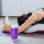Load image into Gallery viewer, 20oz Tumbler Bulk Stainless Steel Tumbler Cup with Lid Vacuum Insulated Double Wall Travel Mug, Durable Powder Coated Travel Coffee Tumbler Mug for Hot &amp; Cold Drinks, Purple,12 Pack