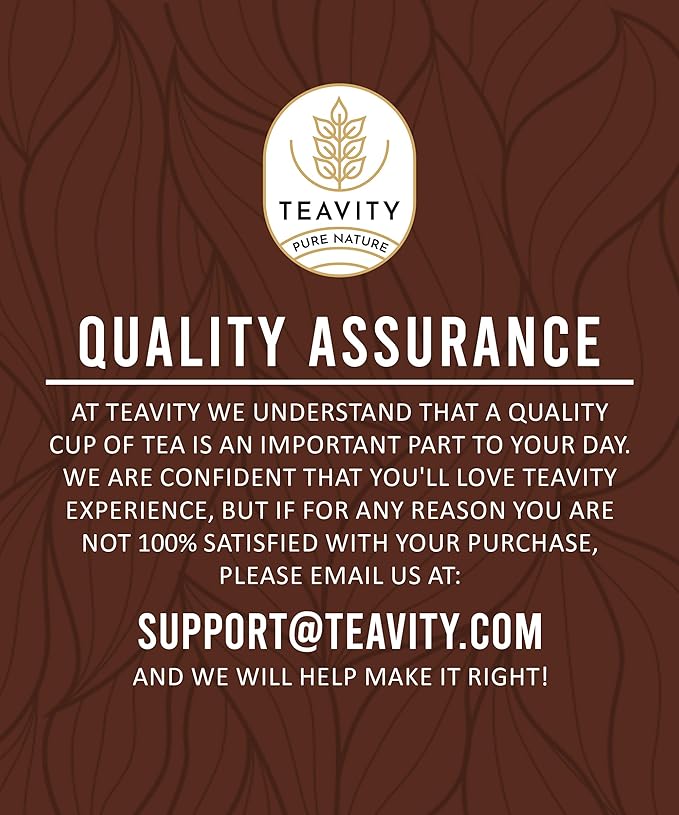 Organic Ginger Tea Pods for Keurig with Unsweet Black Tea for K Cup Brewing - Ginger Black Tea by Teavity (24 Tea Pods)