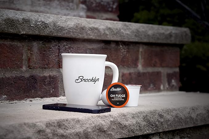 Brooklyn Beans Oh Fudge Gourmet Coffee Pods - Compatible with Keurig K Cup Brewers Including 2.0 Machines, 40 Count, Rich Chocolate Flavored
