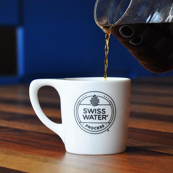 Verena Street 10 Ounce Ground, Swiss Water Process Decaf, Mississippi Grogg Decaffeinated, Medium Roast Rainforest Alliance Certified Arabica Coffee