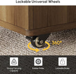 Load image into Gallery viewer, homary Lift-Top Coffee Table with Hidden Storage, 3-in-1 Modern Folding Center Table with 4 Stools, Casters, and Lockable Wheels – Convertible Dining &amp; Office Table for Living Room (Walnut)