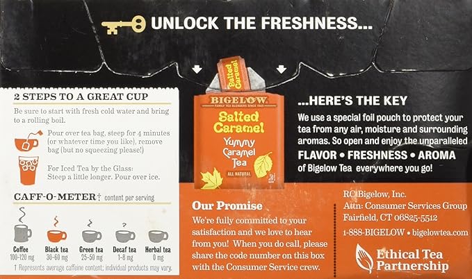 Salted Caramel Tea 20 Bags (Case of 6)