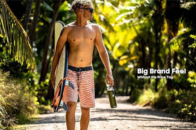 HYDRO CELL Stainless Steel Insulated Water Bottle with Straw - For Cold & Hot Drinks - Metal Vacuum Flask with Screw Cap and Modern Leakproof Sport Thermos for Adults (Army 24oz)