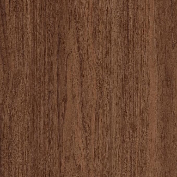 Henn&Hart 36" Round Wood Pedestal Coffee Table for Living Room, Family Room, Office, or Apartment, Satin Walnut