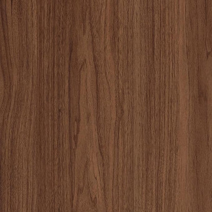 Henn&Hart 36" Round Wood Pedestal Coffee Table for Living Room, Family Room, Office, or Apartment, Satin Walnut