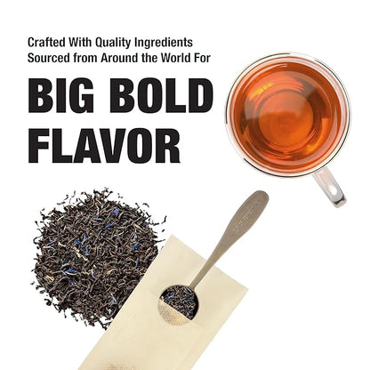 Tiesta Tea - Earl Grey de la Crème, Loose Leaf, Creamy Earl Grey Black Tea, Premium Blend, Caffeinated Black, Make Hot or Iced Brews Up to 50 Cups, 4 Ounce Refillable Tin