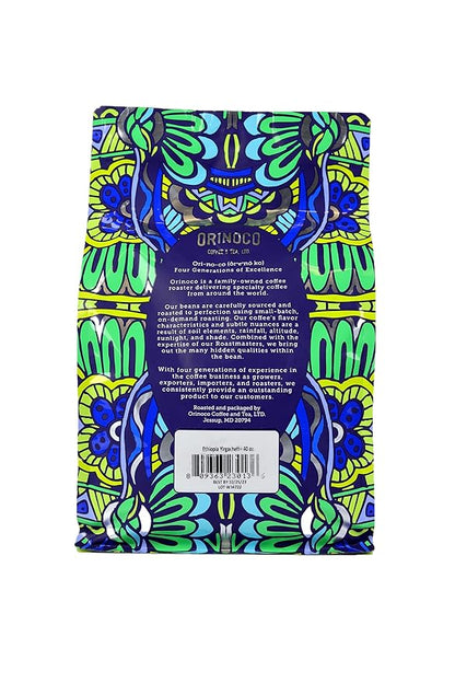 Orinoco Ethiopian Yirgacheffe 2.5lb bag, Medium Roast, Whole Bean Coffee, 100% Arabica beans
